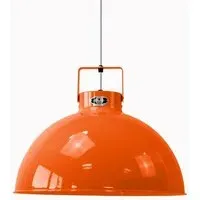 Dante Medium Pendant Light - Orange, Aluminium