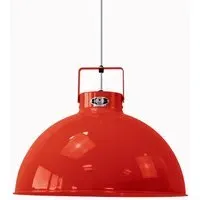 Dante Medium Pendant Light - Red, Aluminium