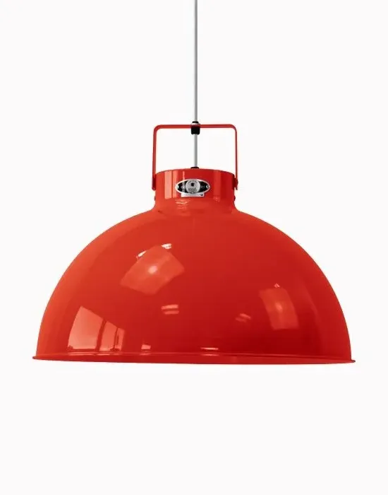 Dante Medium Pendant Light - Red, Aluminium image