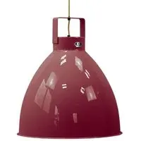 Extra Large Pendant Light Adjustable - Burgundy, Aluminium