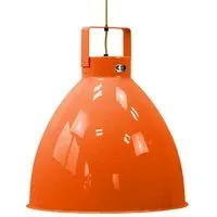 Extra Large Pendant Light Adjustable - Orange, Aluminium