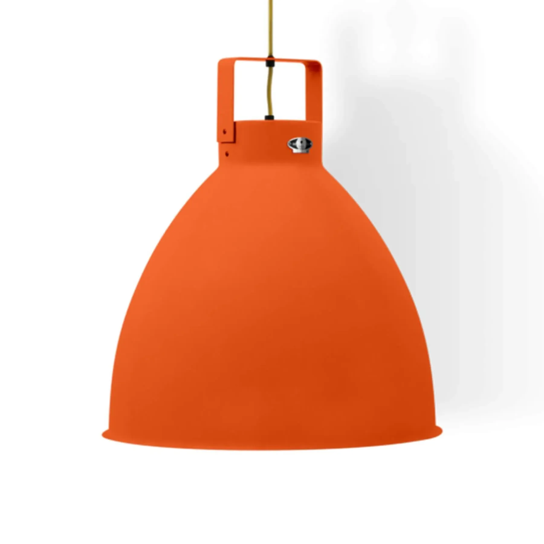Extra Large Pendant Light Adjustable - Orange, Aluminium