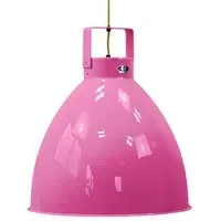 Extra Large Pendant Light Adjustable - Pink, Aluminium