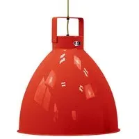 Extra Large Pendant Light Adjustable - Red, Aluminium