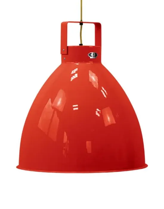 Extra Large Pendant Light Adjustable - Red, Aluminium