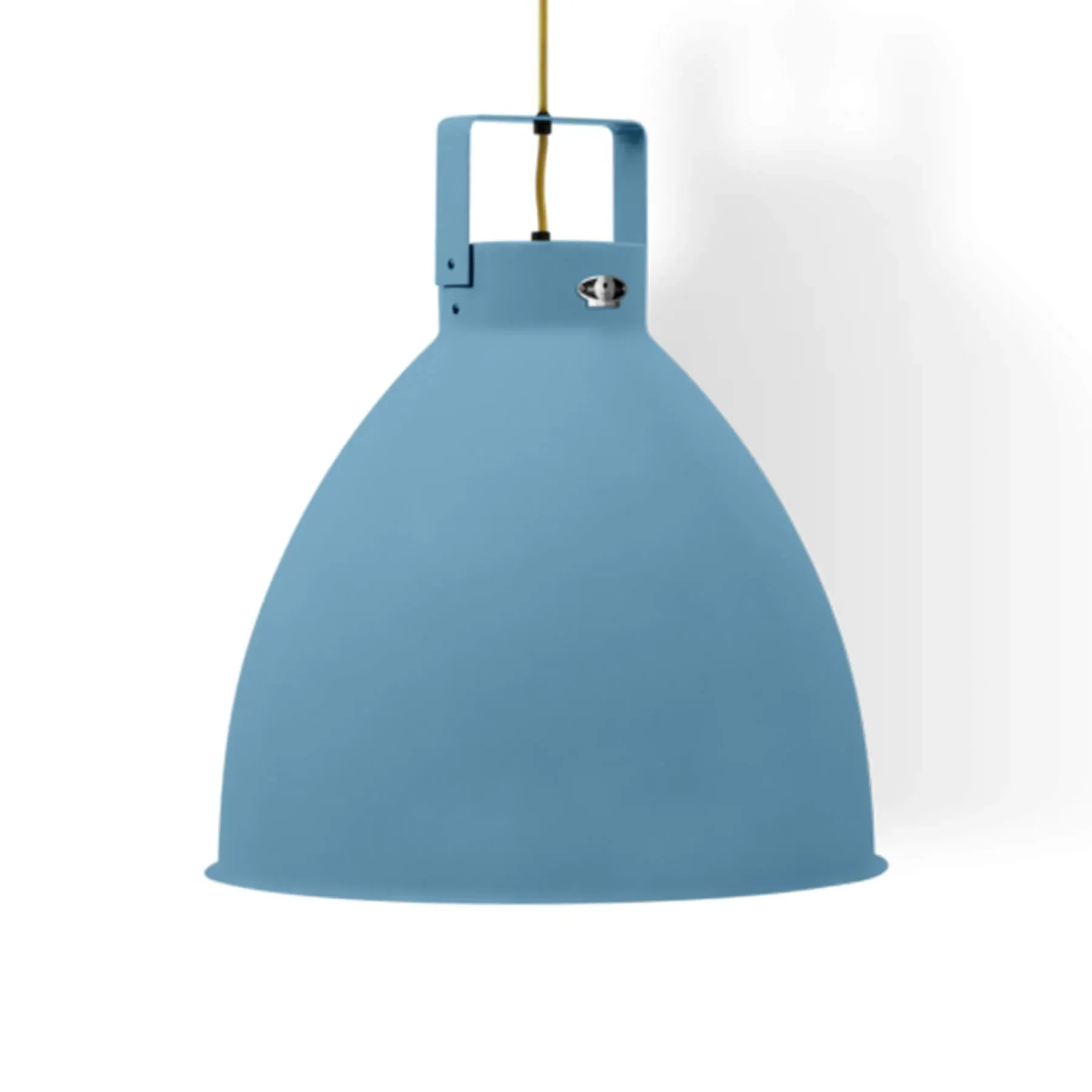 Extra Large Pendant Light with Adjustable Shade - Blue
