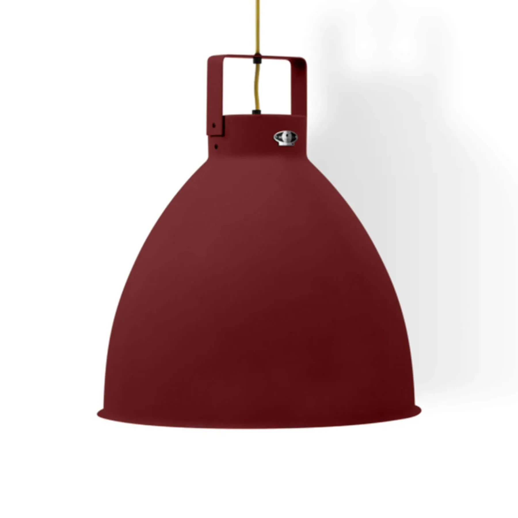 Extra Large Pendant Light with Adjustable Shade - Mustard