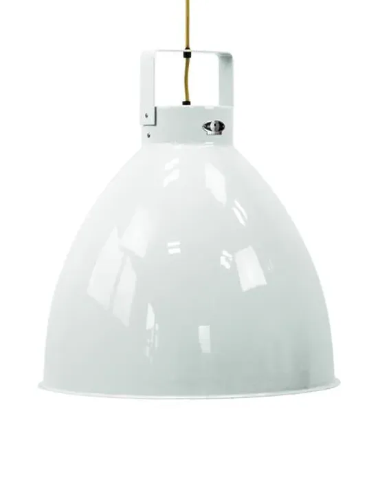 Extra Large Pendant Light with Adjustable Shade - White