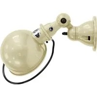 Flush Wall Light with Ball Joint - Ivory, Steel