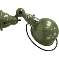 Flush Wall Light with Ball Joint - Olive, Steel