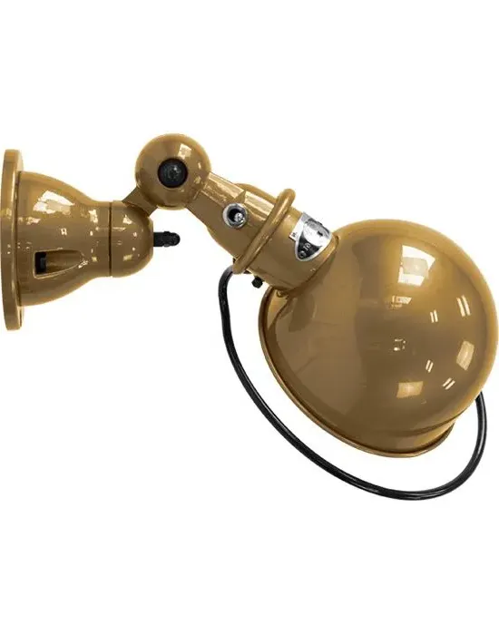 Flush Wall Light with Switch - Chocolate, Steel