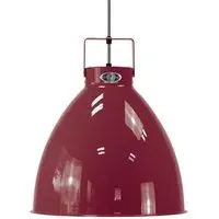 Large Augustin Pendant Light - Burgundy, Aluminium