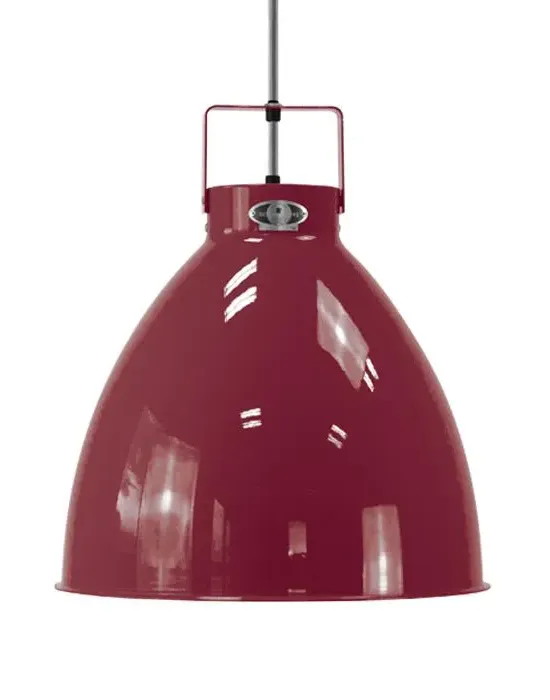 Large Augustin Pendant Light - Burgundy, Aluminium image