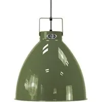 Large Augustin Pendant Light - Olive, Aluminium
