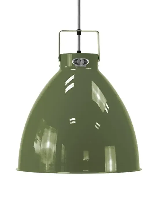 Large Augustin Pendant Light - Olive, Aluminium image