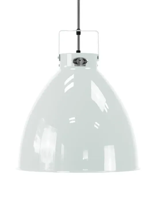 Large Augustin Pendant Light - White, Aluminium