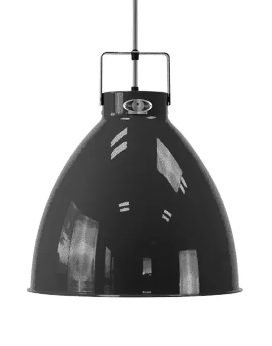 Large Pendant Light Adjustable - Black, Aluminium image