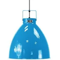 Large Pendant Light Adjustable - Blue, Aluminium