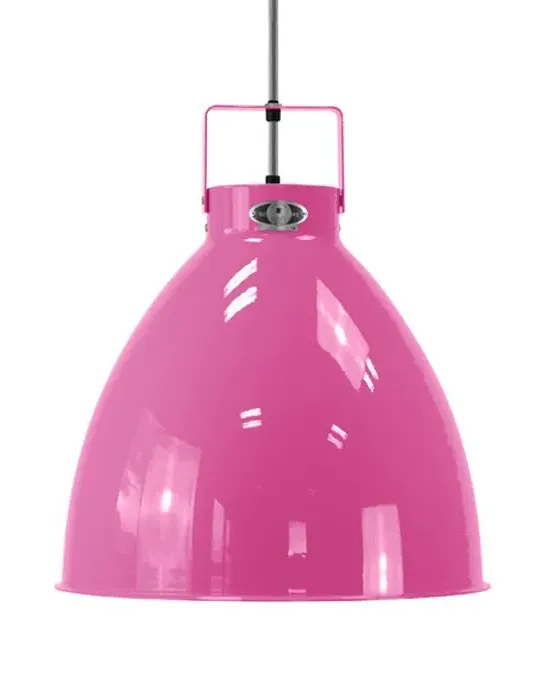 Large Pendant Light Adjustable - Pink, Aluminium image