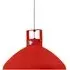 Large Pendant Light Adjustable - Red, Metal