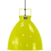 Large Pendant Light Adjustable - Yellow, Aluminium