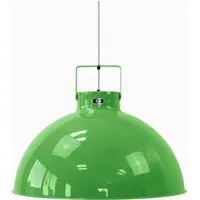 Large Pendant Light - Apple Green, Aluminium
