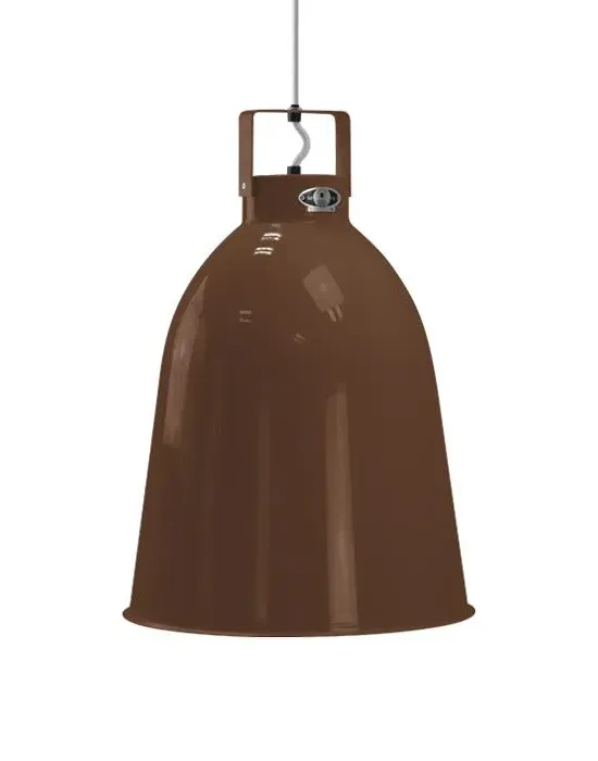 Large Pendant Light - Chocolate, Aluminium
