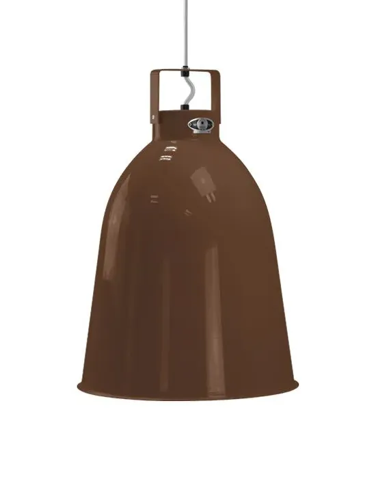 Large Pendant Light - Chocolate, Aluminium
