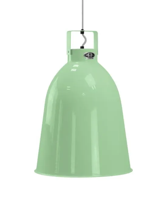 Large Pendant Light Industrial Style - Green