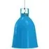Large Pendant Light Industrial Style - Light Blue