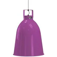 Large Pendant Light Industrial Style - Violet