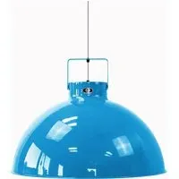 Large Pendant Light - Light Blue, Aluminium