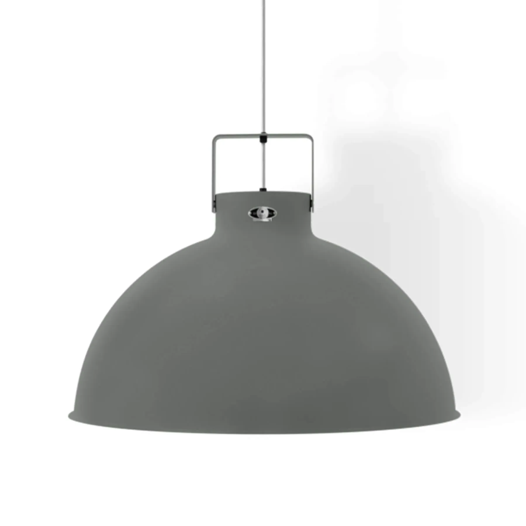 Large Pendant Light - Mouse Grey, Aluminium