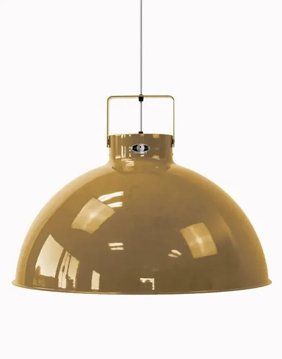 Large Pendant Light - Pearl Gold, Aluminium