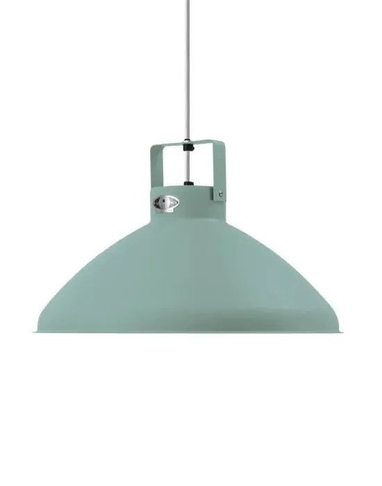 Large Pendant Light with Adjustable Shade - Green