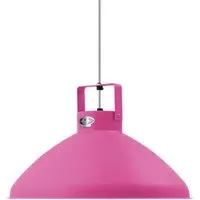 Large Pendant Light with Adjustable Shade - Pink