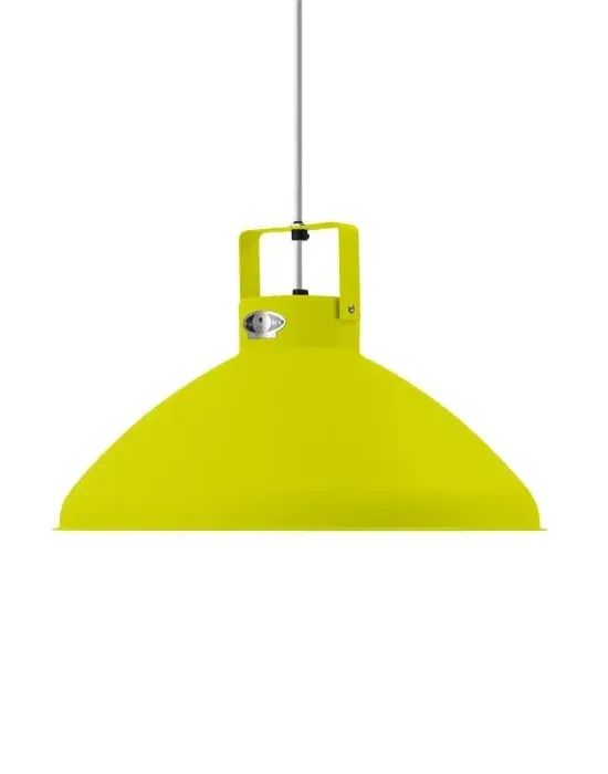 Large Pendant Light with Adjustable Shade - Yellow