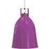 Large Pendant Light with Bell Shade - Violet, Aluminium