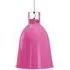 Large Pendant Light with Dimmer - Pink, Aluminium