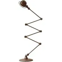 Loft Six Arm Floor Lamp - Chocolate
