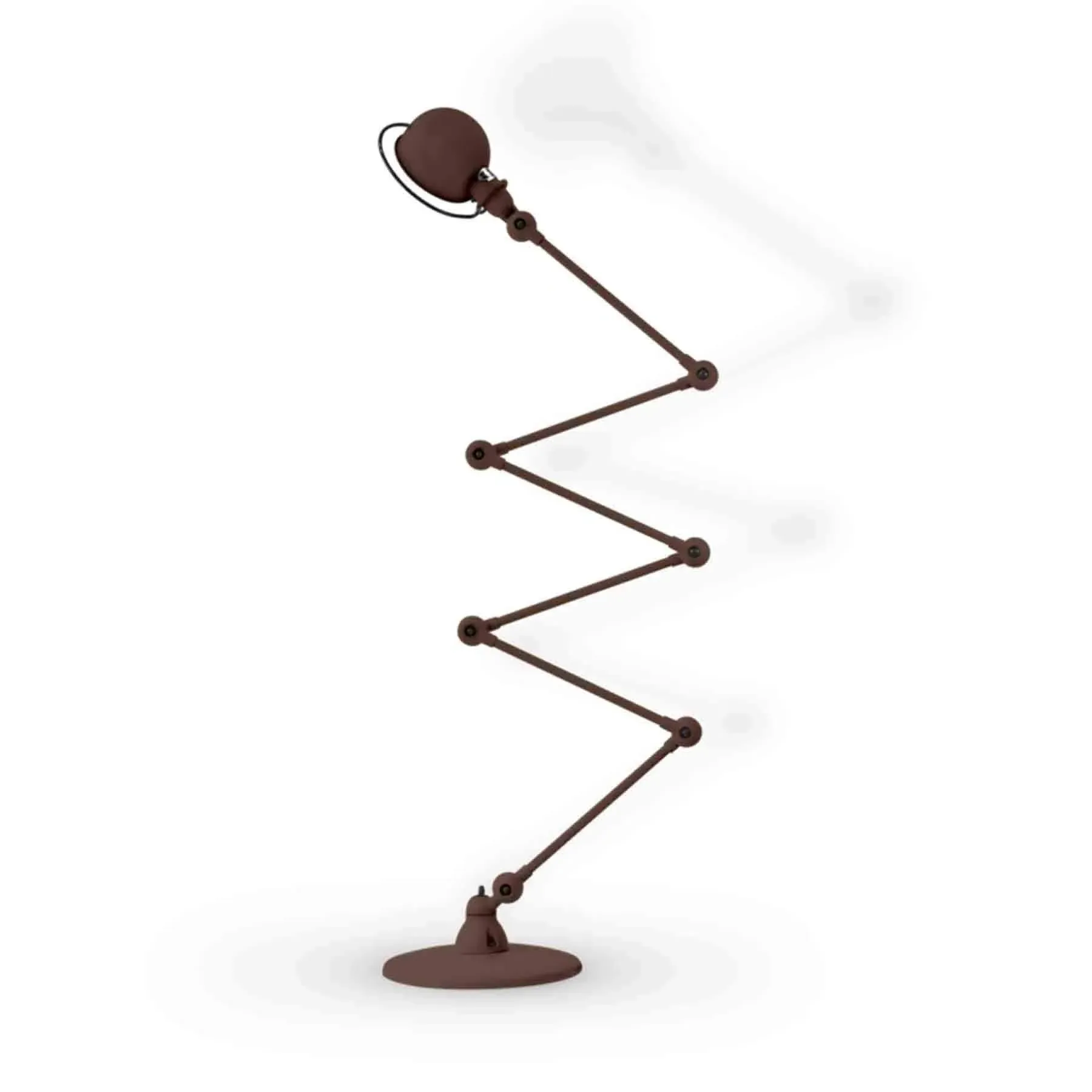 Loft Six Arm Floor Lamp - Chocolate