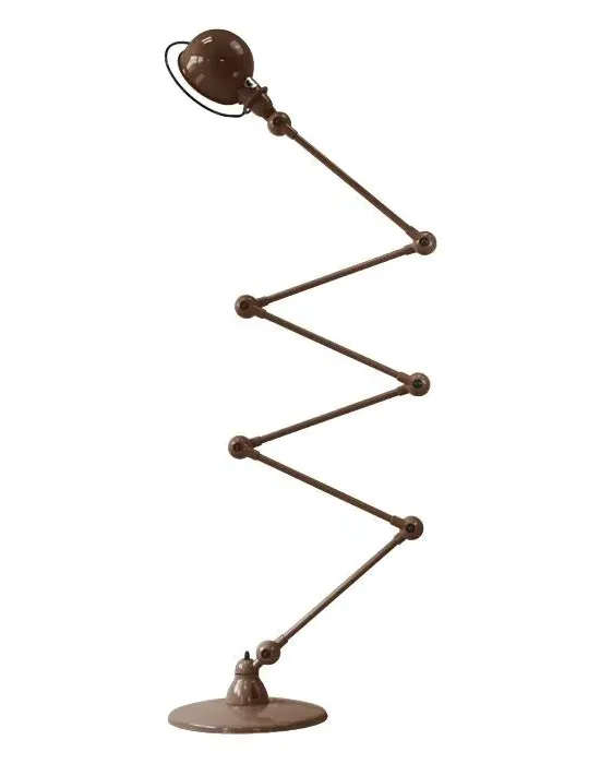 Loft Six Arm Floor Lamp - Chocolate image