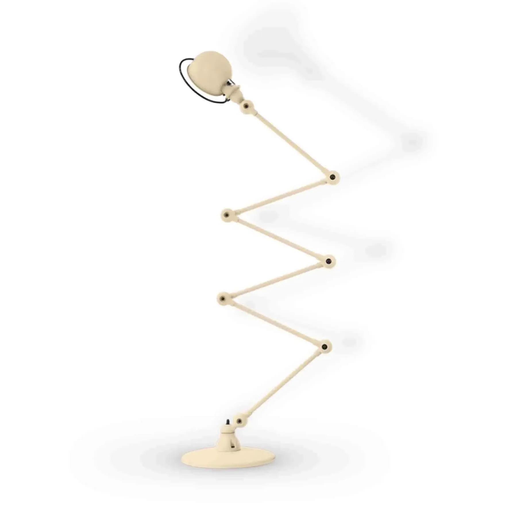 Loft Six Arm Floor Lamp - Ivory, Matt