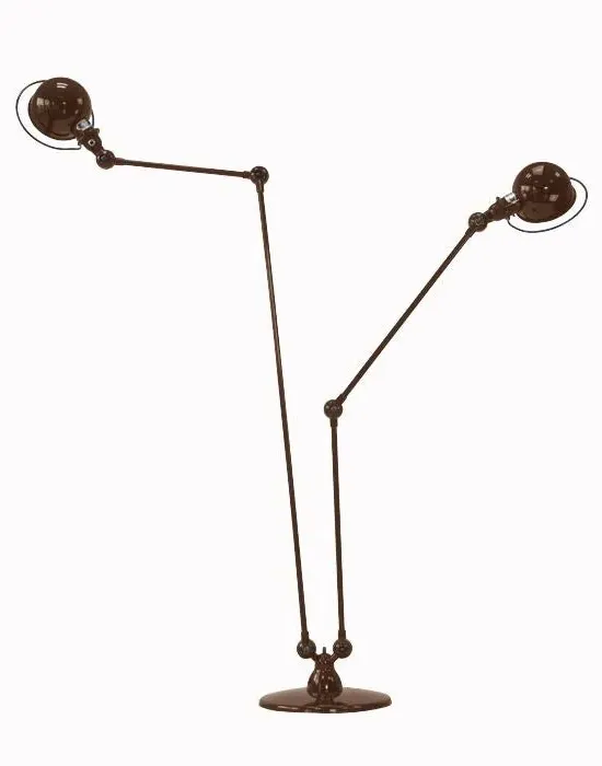 Loft Twin Floor Lamp - Chocolate