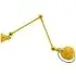 Loft Two Arm Wall Light - Mustard, Gloss