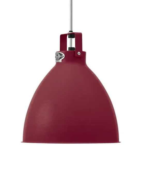Medium Pendant Light Adjustable - Burgundy, Aluminium