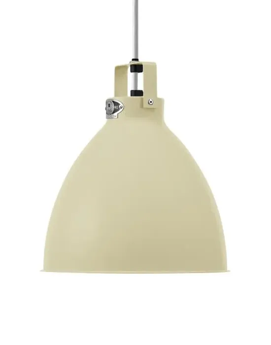 Medium Pendant Light Adjustable - Ivory, Aluminium