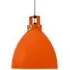 Medium Pendant Light Adjustable - Orange, Aluminium