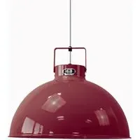 Medium Pendant Light - Burgundy, Aluminium