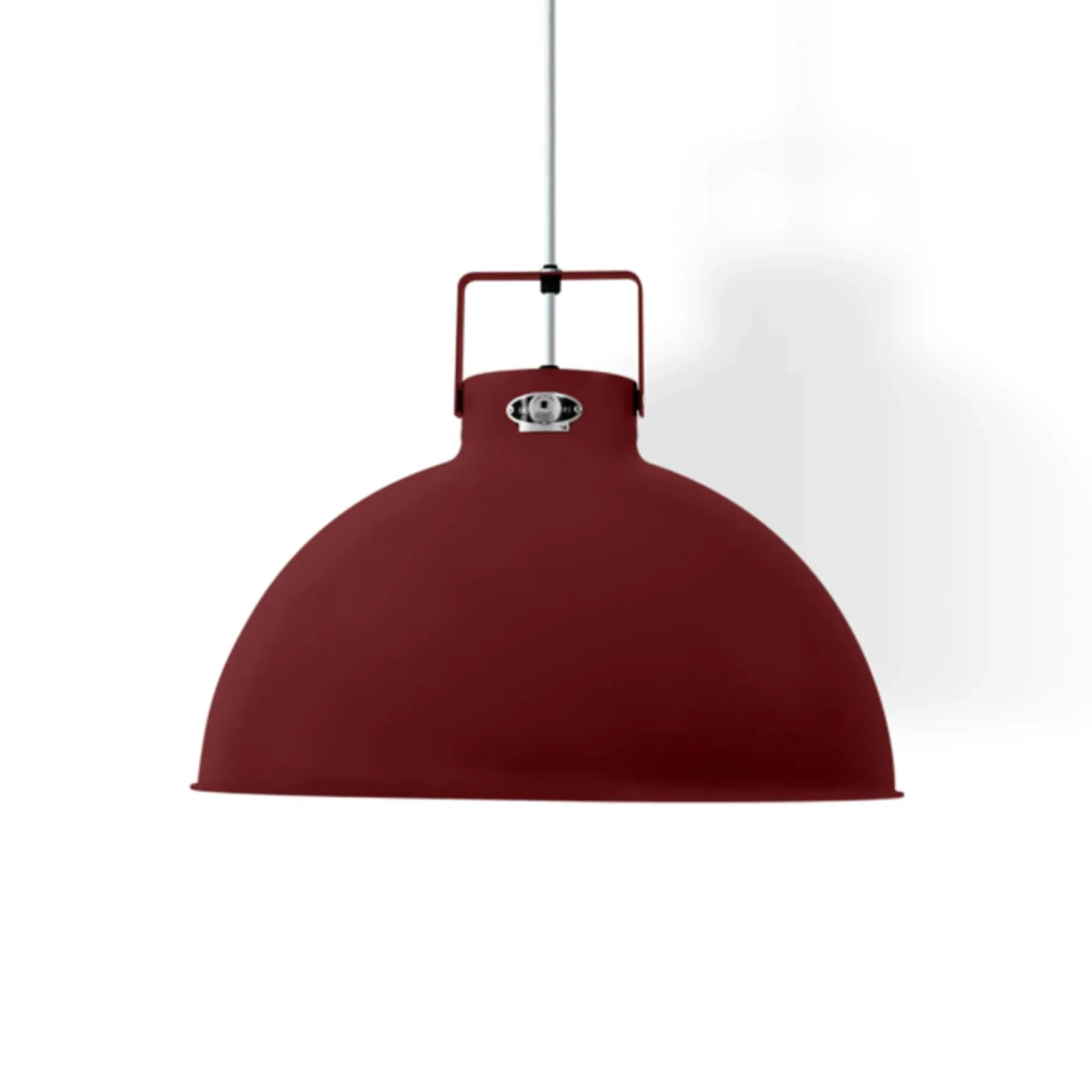 Medium Pendant Light - Burgundy, Aluminium